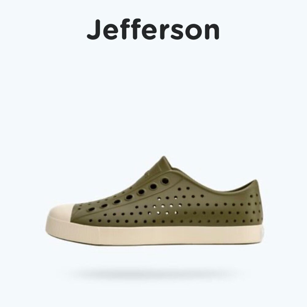 Native Jefferson Slip On Shoes 8 Women Green Outdoors Beach Casual Coastal